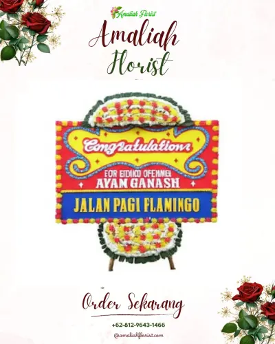 Bunga Papan Congratulation di Padangsari